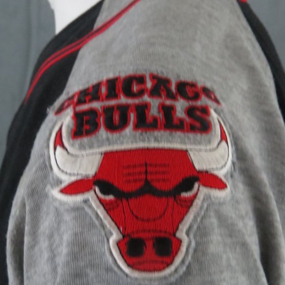 Chicago Bulls Baseball Jersey (VTG) - Big B by Starter - Youth Large - Picture 6 of 9